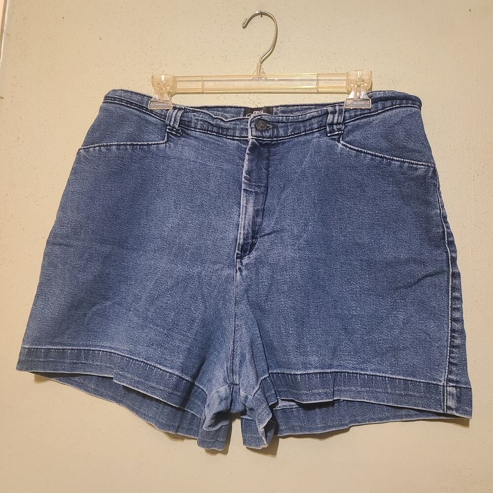 Lee Casuals‎ Bareback Shorts Womens 16 P Blue Vintage 80s Denim